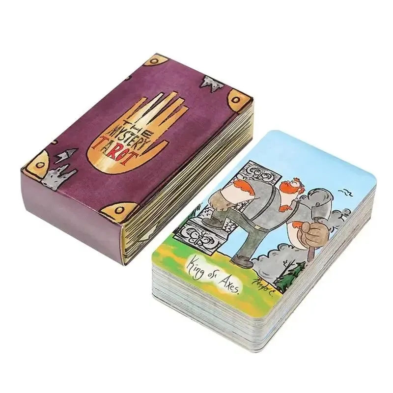 Carte dei Tarocchi misteriosi Un mazzo da 78 Gravity Falls Mazzo da 78 carte ispirato Versione inglese Witchy Beginner Tarocchi Giochi da tavolo