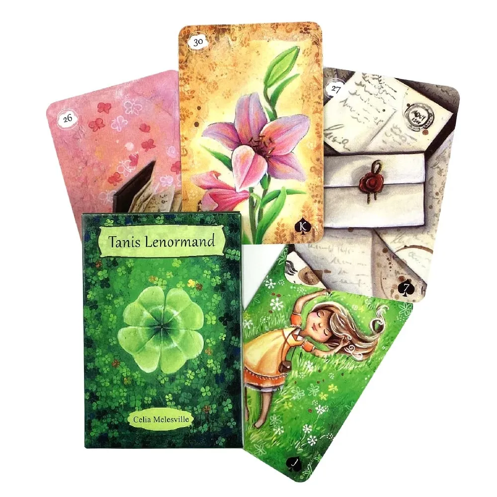 Tanis Lenormand by Celia Melesville Spirit of the animals Light Visions Tarot Messages From Your Angels oracle deck — image 1