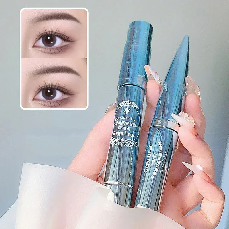 Silk Fiber Lash Mascara Waterproof Long Lasting Extension Eyelashes Lengthening Curling Mascara Black Eyelash Makeup Cosmetic