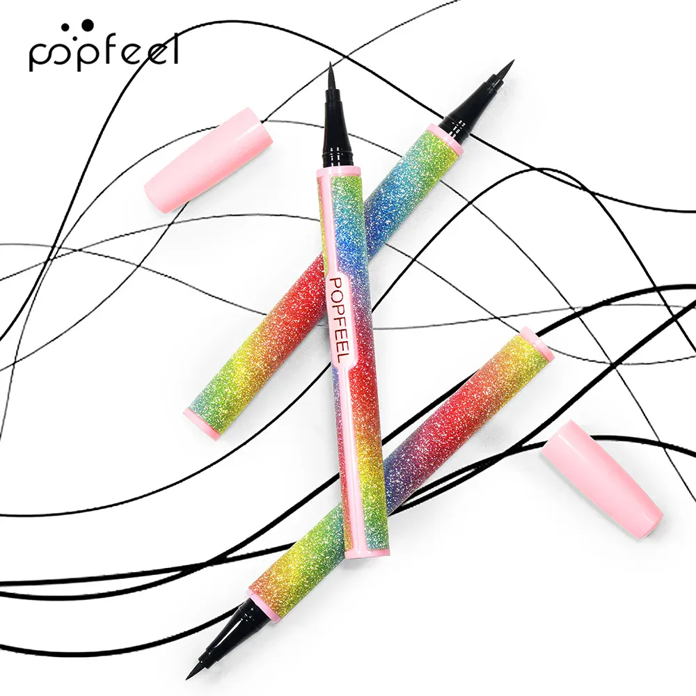 Penna eyeliner liquida nera Popfeel più venduta per trucco da donna, matita per eyeliner liscia, a lunga durata, ad asciugatura rapida, cosmetica nuova — image 4