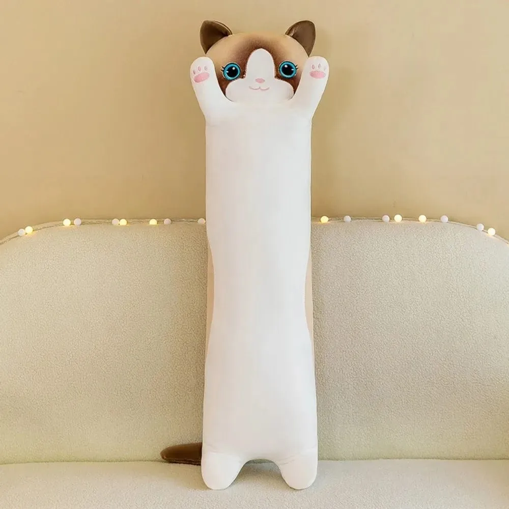 Cute 50/70cm Cat Plush Toy Squishy Soft Sleeping Throw Pillow Creative Lovely Stuffed Animal Birthday Gifts