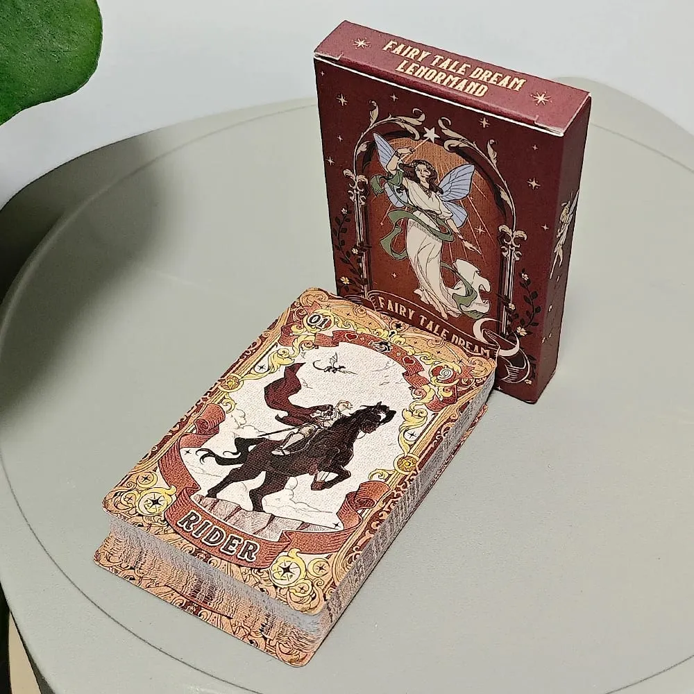 Fairy Tale Dream Lenormand Deck 42 Pcs Rana System Cartoon Lenormand Cards 10*6cm — image 3
