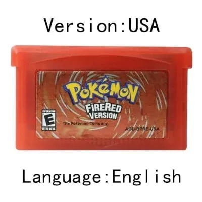 GBA Game Pokemon Series Video Game Cartridge Console Card Pokemon Emerald FireRed Ruby LeafGreen Sapphire Multi-language