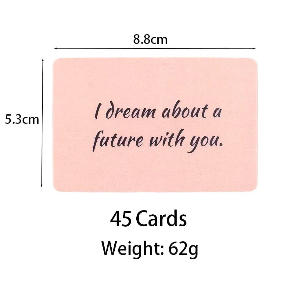 45pcs Twin Flame Love Notes Oracle Cards - 10.3×6cm Fortune Telling Deck Relationship Insights Table Board Game for Parties — image 3