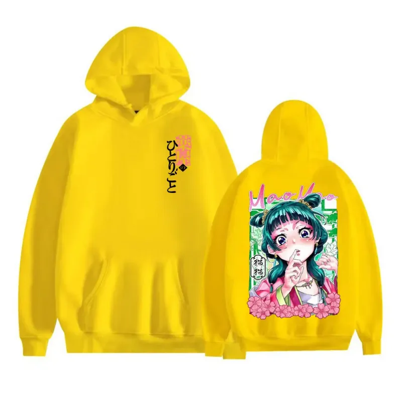 Anime The Apothecary Diaries Hoodies Fashion Kawaii Cartoon Maomao Men Women's Fleece Long Sleeve Streetwear Hoodies Sweatshirt — image 13