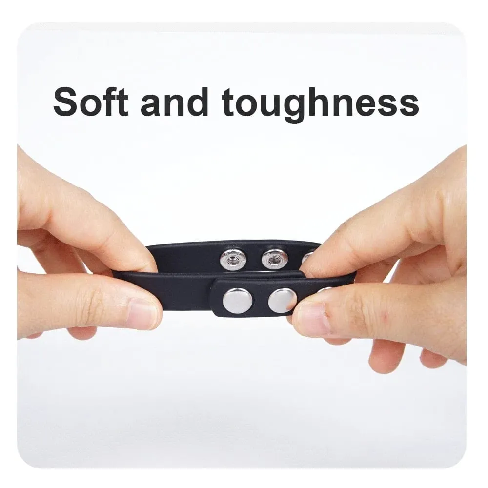 Silicone Penis Ring Adjustable Cock Ring Reusable Delay Ejaculation Stretchy Erotic Acceoosries Adult Products Sex Tool for Men — image 6