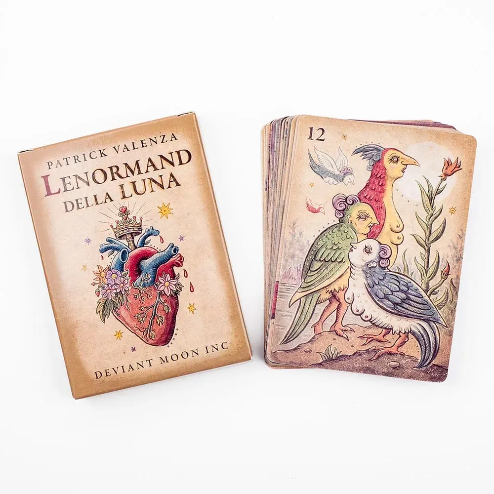 Lenormand della luna tarô baralho 36 peças adivinhação destino tarô cartas oracle festa entretenimento cartas de jogo de tabuleiro 7.3*10.2cm — image 4