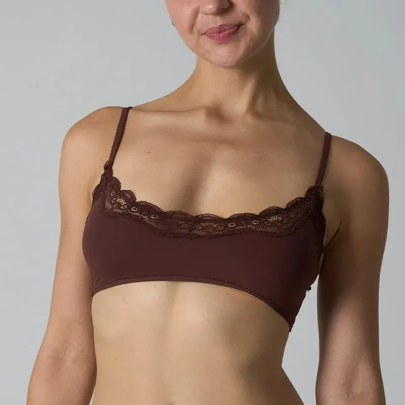 Cute Lace Bra Solid Set Women Free Combination Adjustable-strap Bras+Low Waist Panties Chic Simple High Elasticity Lingerie Sets — image 8