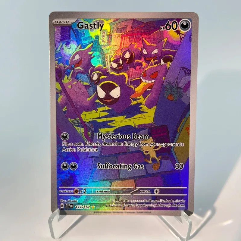 Pokémon 151 PKM Cards PTCG3-D Bulbasaur Squirt Rainbow Gengar ex Holographic Ex GX Rare Collection Battle Toys Gifts for Hobbies — image 30