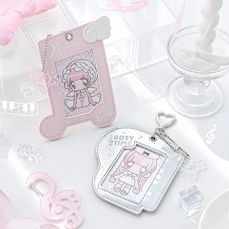 Cute Photocard Keychain Case - Clear PVC Card Holder with Key Ring for Backpack Protective Display Sleeve for Idol Photo Gift for Fans Collectors — image 6