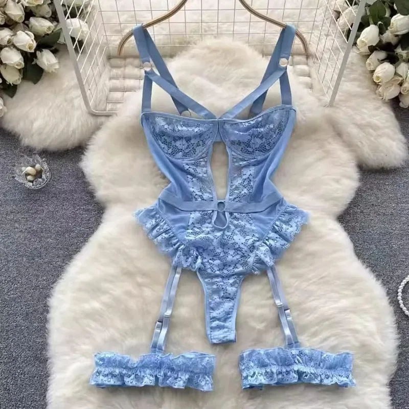 Erotic Underwear Bras Sets for Women Lace Garter Lingerie Intimates 2026 Underwire Bra and Panty Thongs Hot Sexy Underwear Set