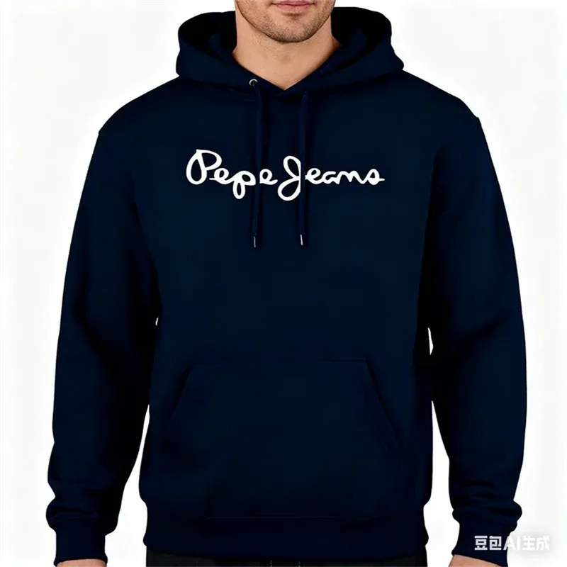 Casual Men's Hoodie 3D Simple Letter Printed Polyester Long Sleeve Tops Outdoor Street Cool Spring And Autumn Hoodies Sweatshirt — image 2