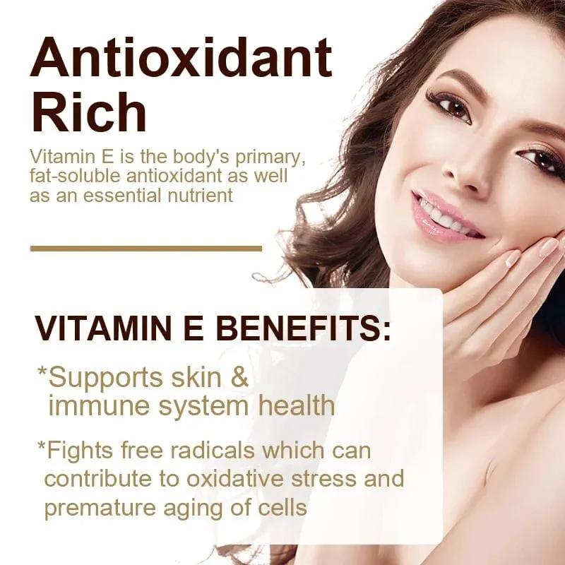 Achetez-en 1, obtenez-en 1 gratuitement ! Les capsules de vitamine E de 670 mg soutiennent la santé de la peau et du cœur, hydratent de l'intérieur, réduisent les cicatrices et favorisent la brillance. — image 5