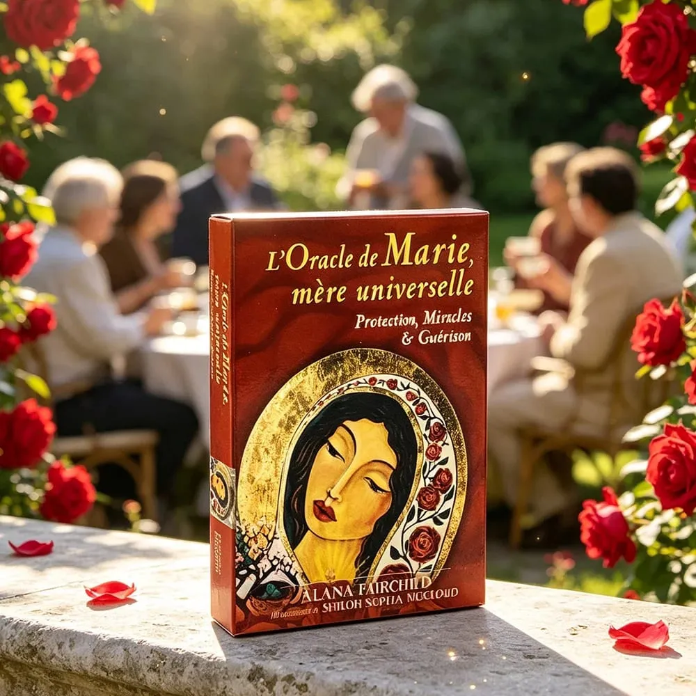L'Oracle De Marie Mère Universelle Oracle Cards 44 Card Divine Mother Guidance Deck Spiritual Meditation Divination Board Games — image 3