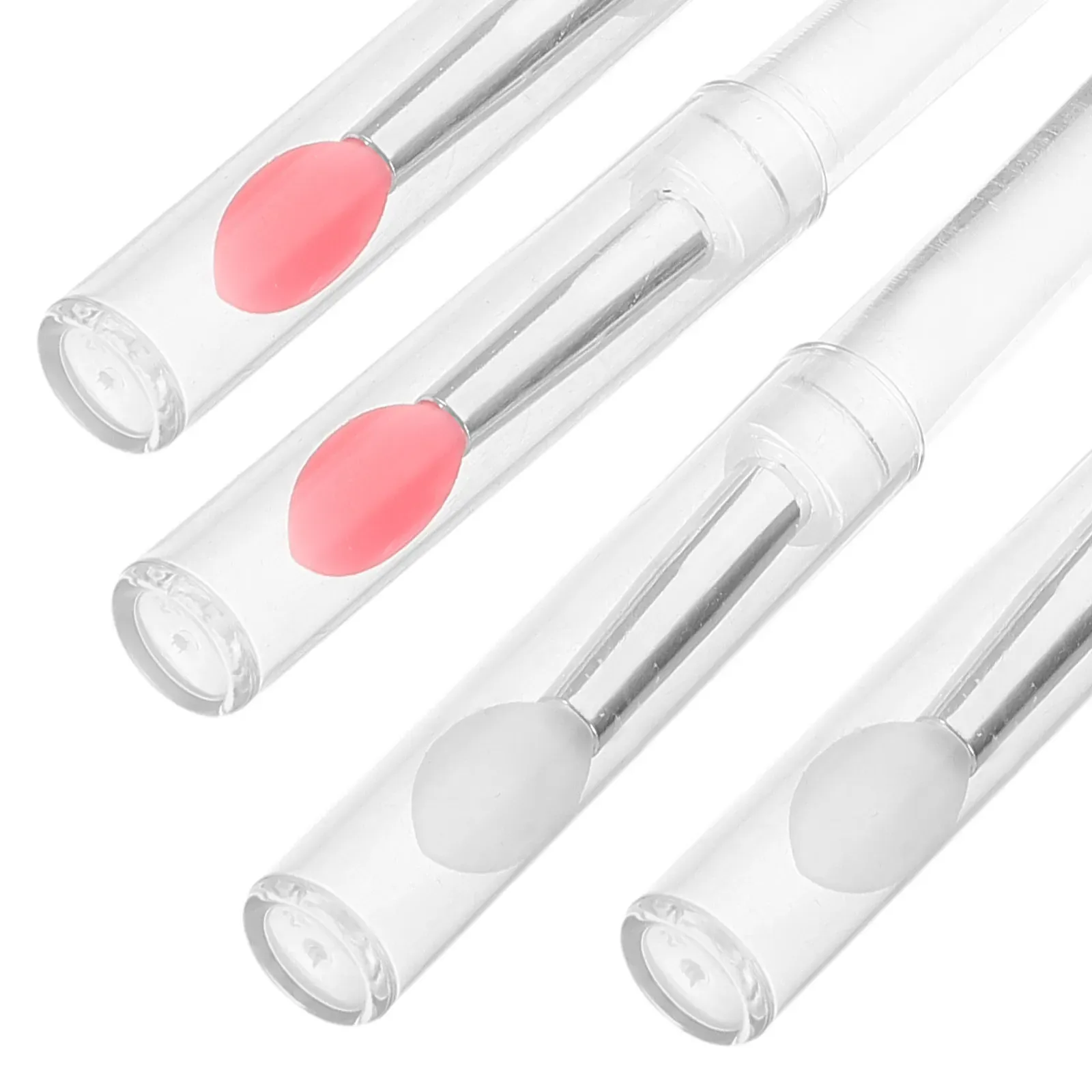 3/5/10PCS Reusable Lip Brush Silicone Lip Mask Applicator Transparent Lipstick Tool For Lip Gloss Eyeshadow Brushes Makeup Tools — image 6