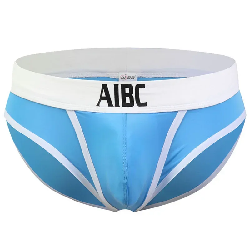 Ice Silk Underwear For Men Big Pouch Open Front Briefs Low Rise Underpants Gun Separation Breathable — image 25
