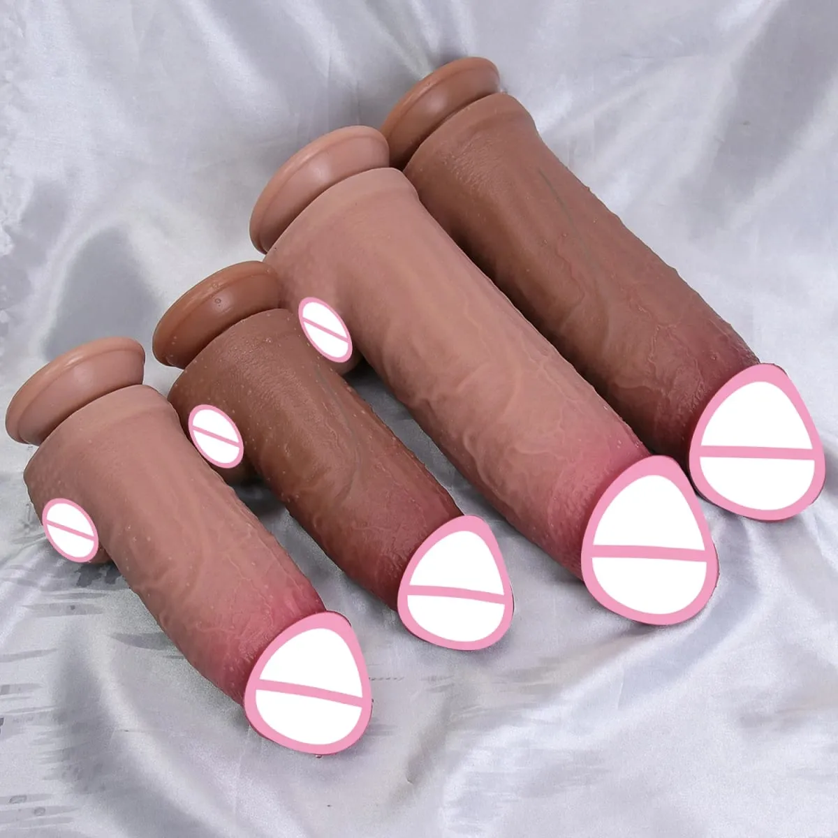 Soft Realistic Huge Thick Dildo Skin Feel Silicone Suction Cup Big Penis Anal Sex Toy for Woman Man Couples Masturbation Cock