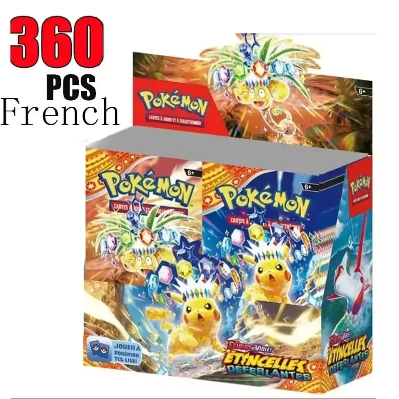 360P French Pokémon cards: Ecarlet & Violet Etsncelles Astral Radiance Obsidian Flames Booster Box Card Game 36 Pack Box