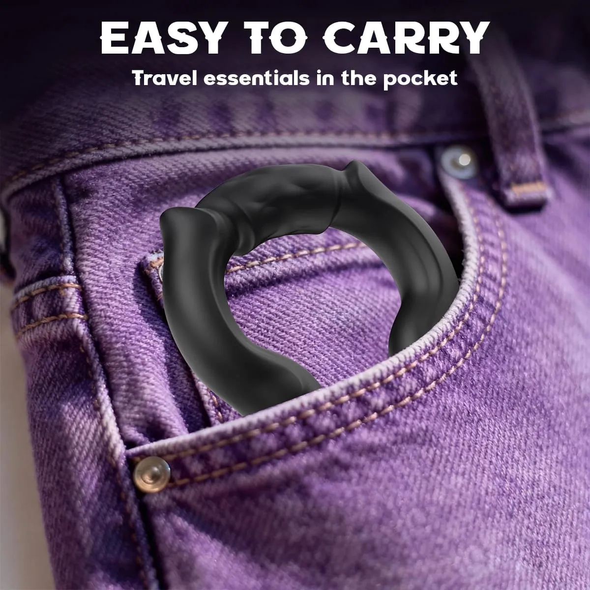 3 PCS Sizes Silicone Penis Rings Male Cock Ring for Erection Enhancing Long Lasting Stronger Adult Sex Toys for Men Couples 18+