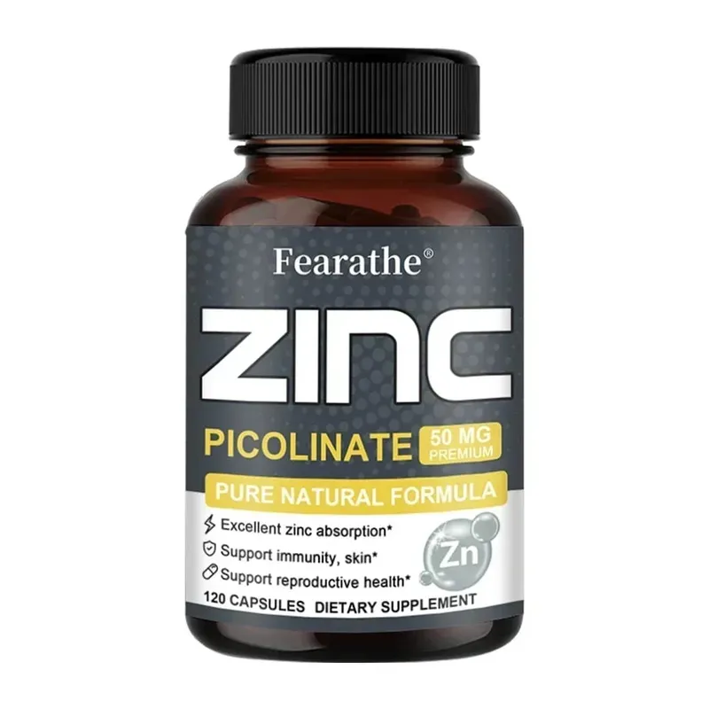 Zinc 50 Mg - High Potency Pure Zinc Supplement Boosts Immune Function Promotes Healthy Skin and Promotes Bone Marrow Health — image 9