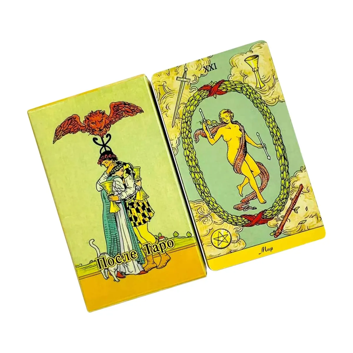 Russian Visions После Tarot Cards A 78Pcs Fate Divination Tarot Cards Fortune Telling Card Games Board Game Family Leisure Game — image 3