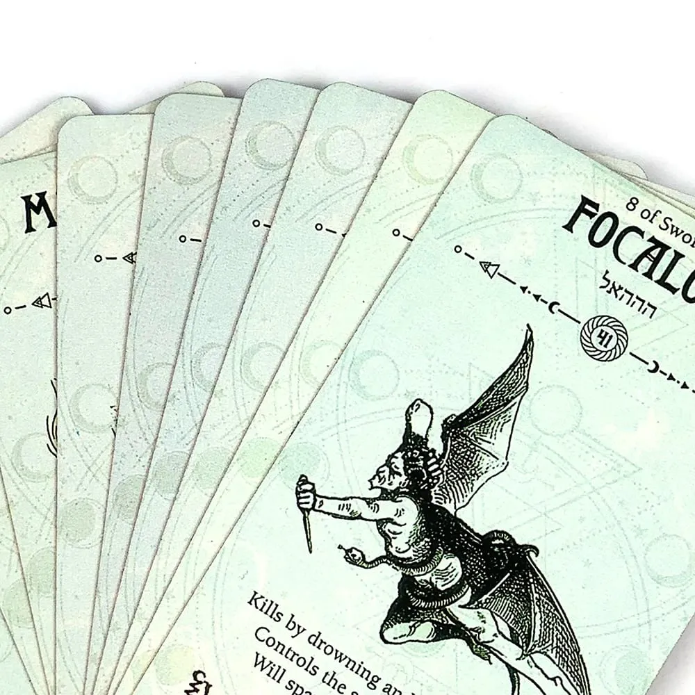Occult Tarot In A Tin Metal Box Tarot Deck With PDF Guide Book Fate Divination Cards Game Great For Beginners & Party Games — image 5