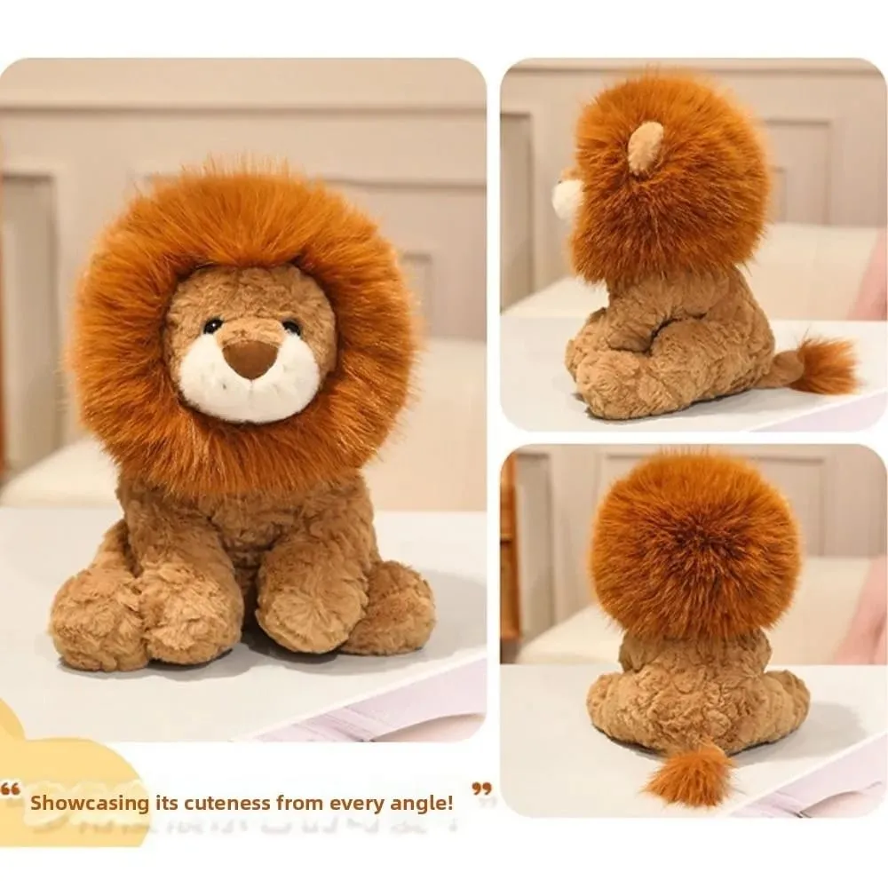 Creative Gift Soft Lion Stuffed Animal Plush Pillow Cute Emotional Support Stuffed Animals Plush 13.8inch Plush Toy