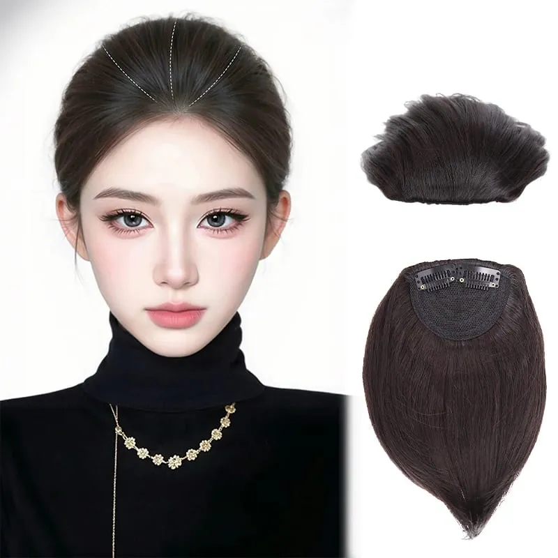 Women's Synthetic High - Crown Hair Topper Clip - In Invisible Design Natural - Looking Volume - Boosting for Thinning Hair — image 2