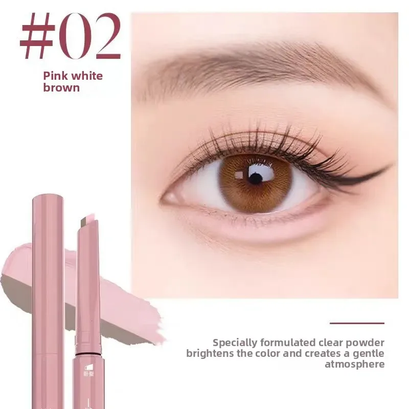Dual-Tone Under-Eye Matte Highlighting Shadow Pencil Nude Beige Brown Brightening Cream Lying Silkworm Eyeliner Sal Pen — image 8