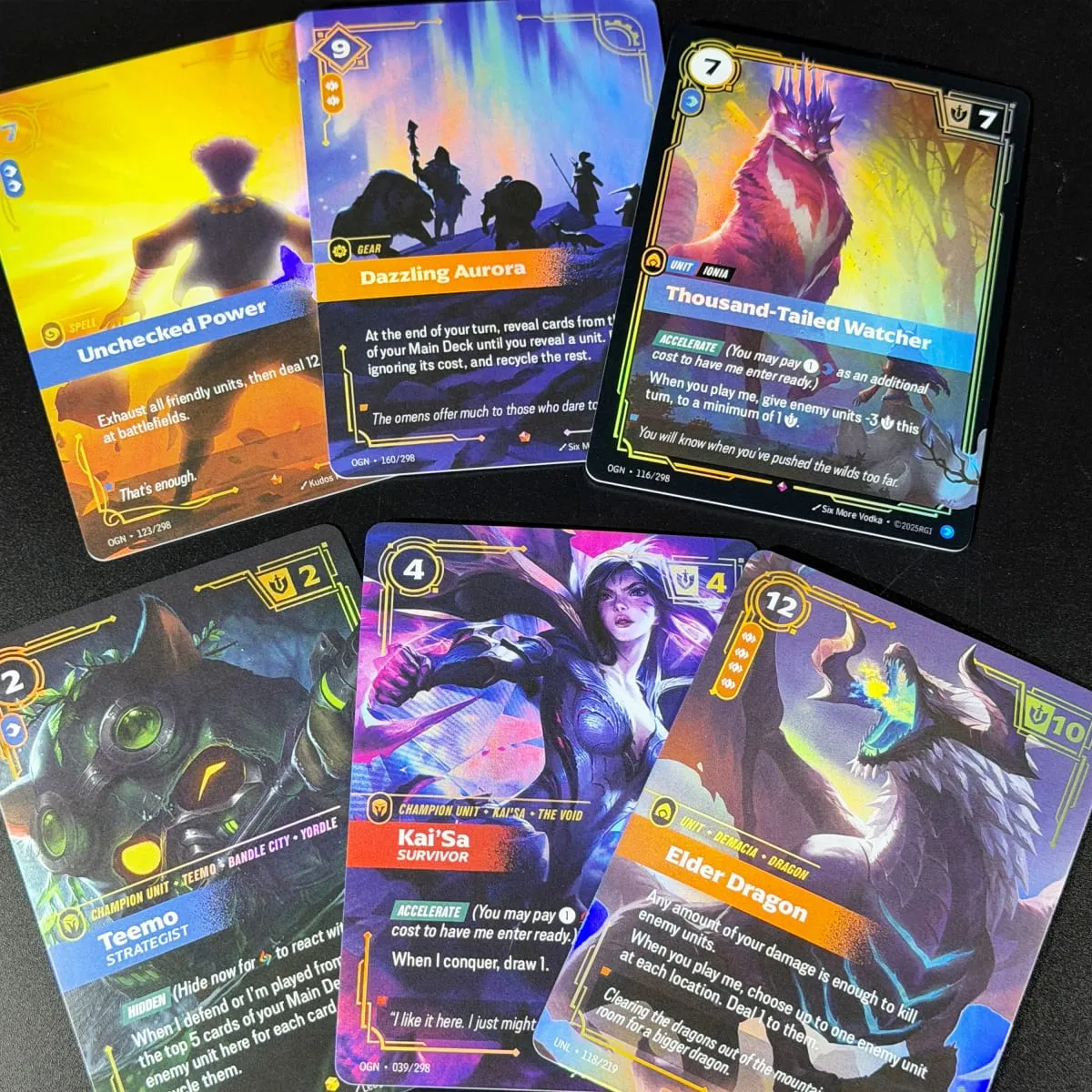 Runes Riftbound OGN Origin Genesis UNL Unleashed KaiSa Elder Dragon Collectible Alt Art Showcase Exclusive Holo Foil Proxy Card — image 3