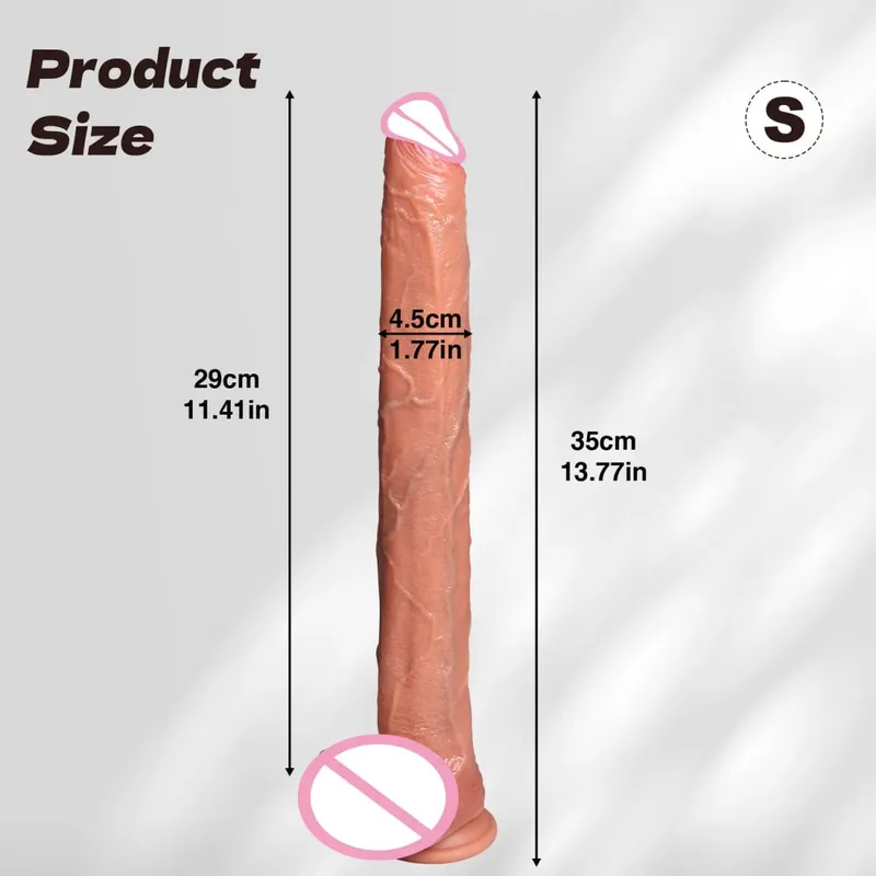 ealistic Long dildo Black Anal Plug with Suction Cup Long Penis Butt Plug Sex Toy for men Women Phallus Anal Dilator Stimulatio — image 13