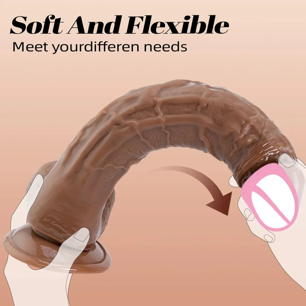 Realistic Dildo with Suction Cup Penetration Anal G-Spot Masturbator Penis Adult Sex Toys Huge Dildos for Women Rubber Cock Gode — image 4