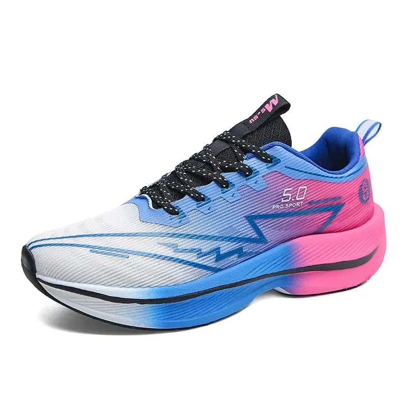 New Men's Carbon Plate Running Shoes Soft Cushion Shock Absorbing Sports Shoes Unisex Sneakers Light Anti-Slip Training Shoes — image 8