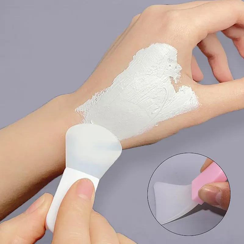 5Pcs Silicone Facial Mask Brush Face&Eye Cream Mud Mask Applicator Scraper Face Cleanse Brushes Travel Portable Skin Care Tools — image 4