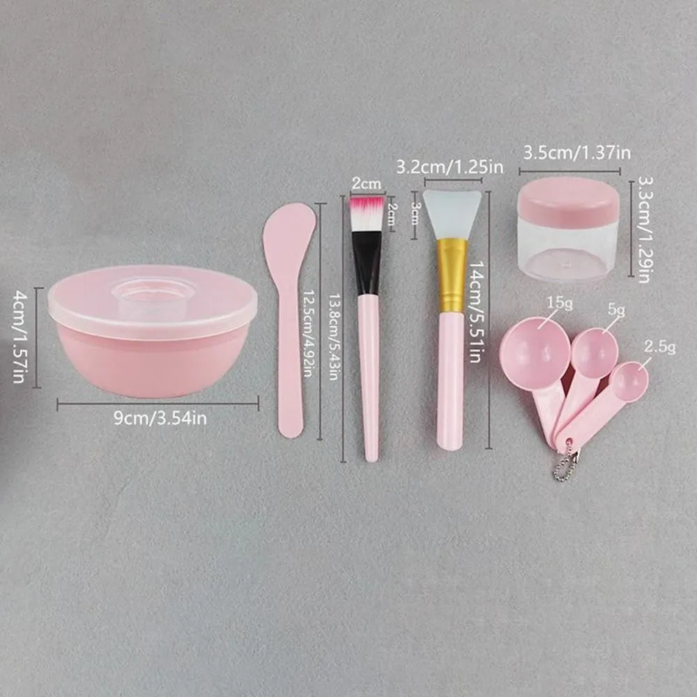 Face Mask Mixing Bowl Set DIY Facemask Mixing Tool with Silicone Mask Bowl Makeup Brushes Spatula Beauty Skin Care Beauty Health — image 4