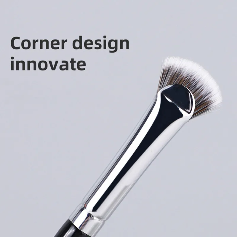 1PC Mascara Highlighter Powder Smudge Tool Fan-shaped Eyelash Brush Soft No Shedding Professional Beauty Eyelash Makeup Brushes — image 6
