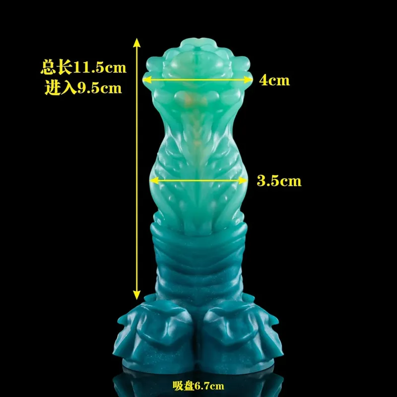 12 Zodiac Signs Series Alien-shaped Penis Realistic Dildo Vaginal Anal G-spot Stimulator with Suction Cup Orgasm Adult Sex Toys — image 15