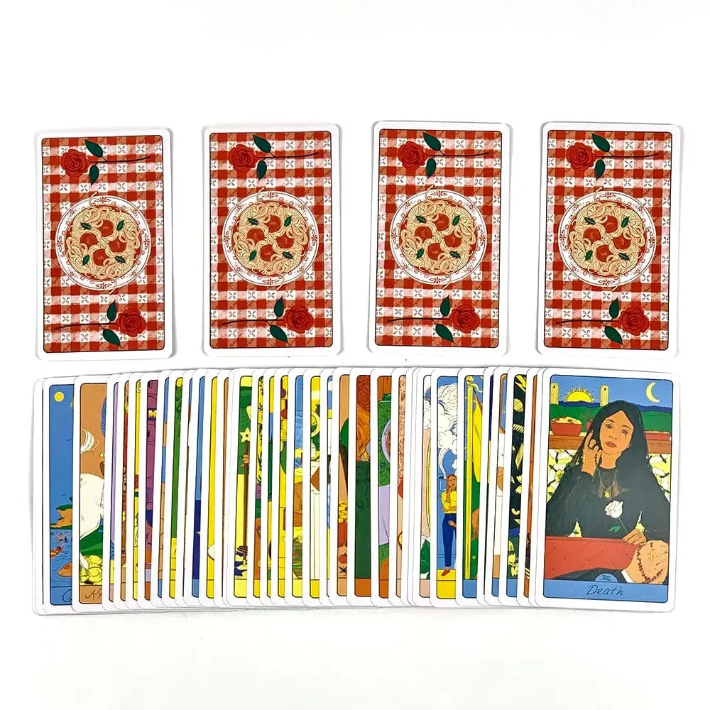 New Tarot Cards A 78 Exquisite Deck Prediction Divination English Visions Tarot Cards Family Gathering Card Game Party Games — image 4