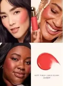 Bộ trang điểm Rare Beauty dạng lỏng nổi bật Giữ ẩm và không bị khô Phấn má hồng dạng kem Lustrous Moist Nature Liquid Blush