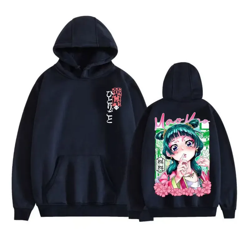 New Anime The Apothecary Diaries Hoodies Men Women's Fashion Kawaii Cute Cartoon Sweatshirt Fleece Long Sleeve Hoodie Streetwear — image 4