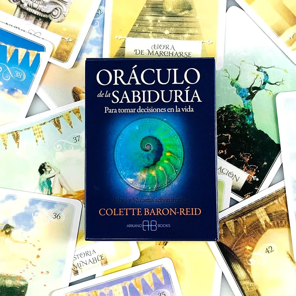 Oráculo De La Sabiduría Oracle Cards Spanish Version Wisdom Divination Deck Fortune‑Telling Cards Game for Collectors Gifts — image 3