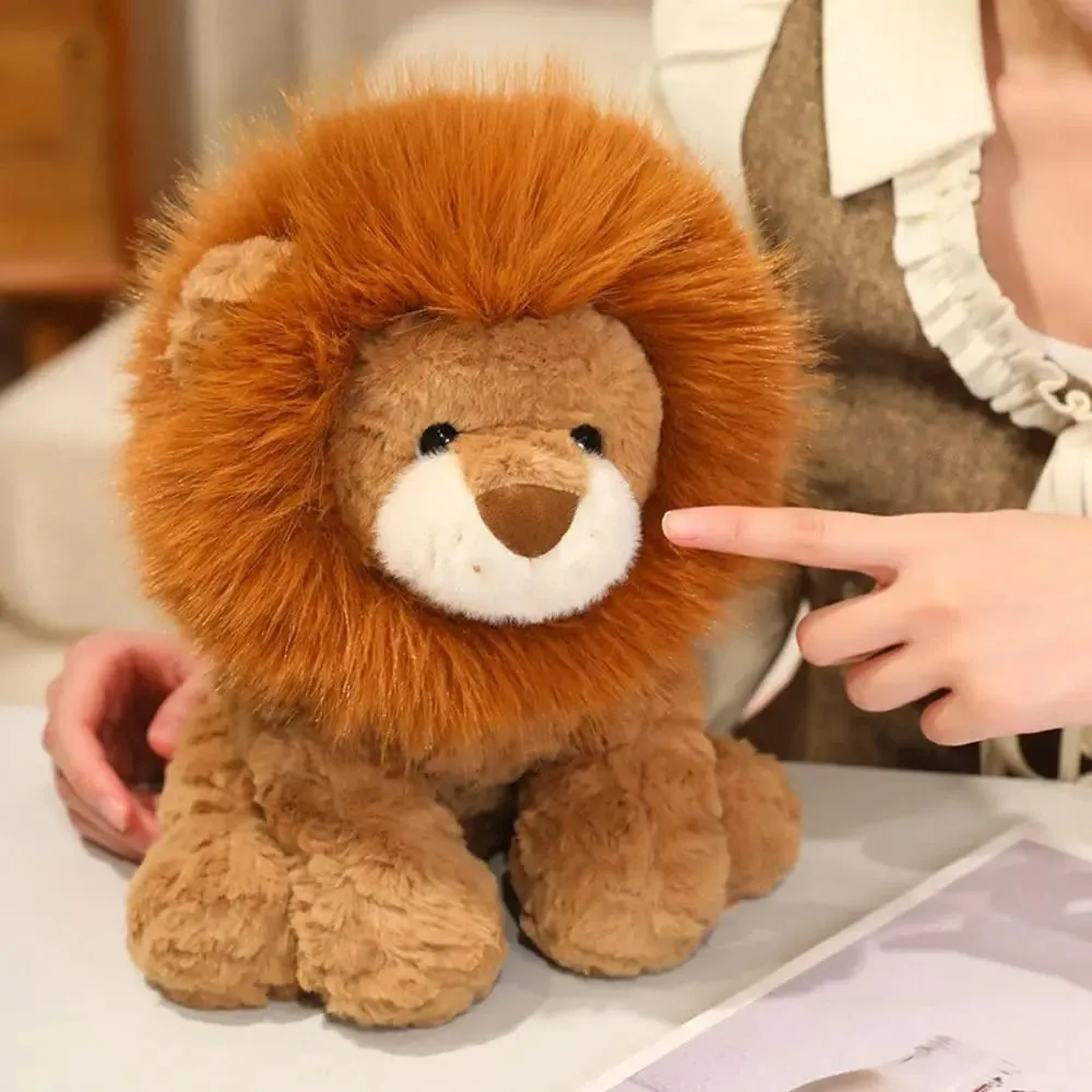 Creative Gift Soft Lion Stuffed Animal Plush Pillow Cute Emotional Support Stuffed Animals Plush 13.8inch Plush Toy