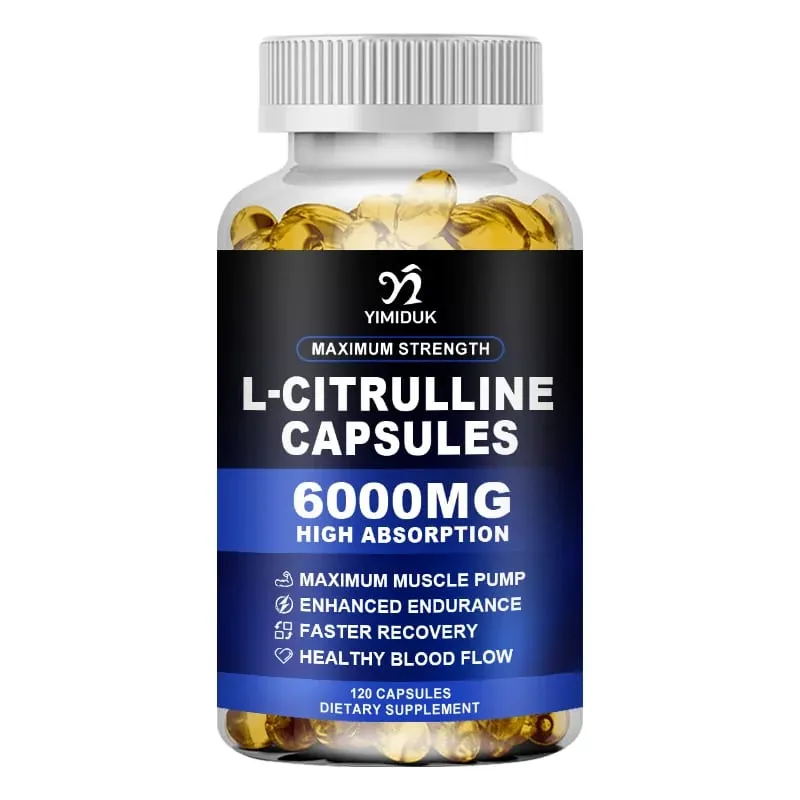 Maximum Strength L-Citrulline Capsules Support Blood Vessels Stamina Muscle Soreness for Bodybuilding & Strength Training — image 8