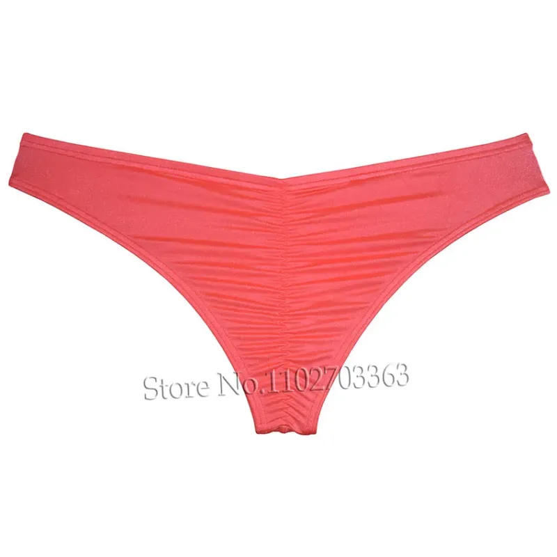 Men's Bikini Briefs Triangle Underwear Pucker Back Micro Briefs Elastic Shiny Summer Low Rise Beach Briefs Sexy Silky Smooth — image 13