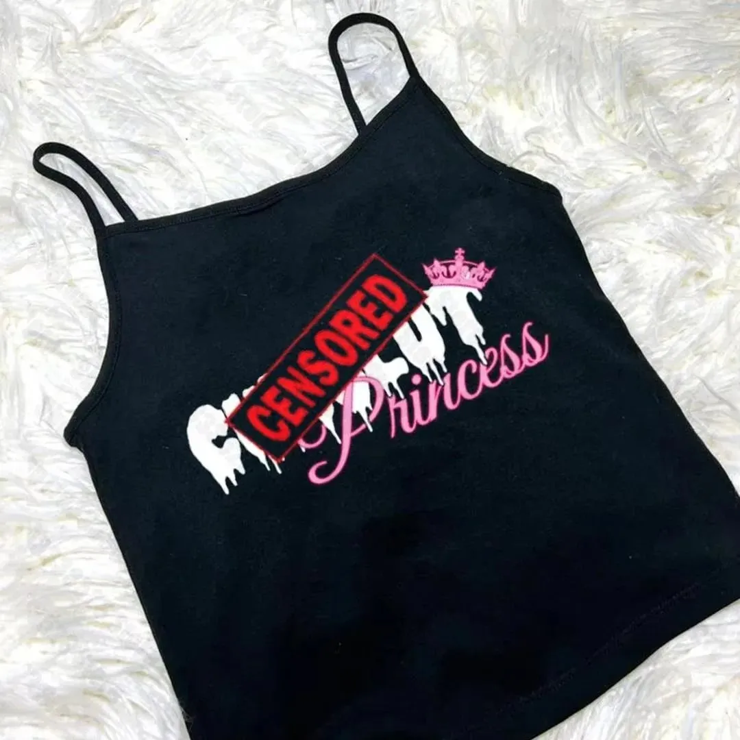 Women Gothic Spider Web Print Cami Tank Top Sleeveless Spaghetti Strap Y2K Slim Cropped Camisole Dark Punk Streetwear Tops