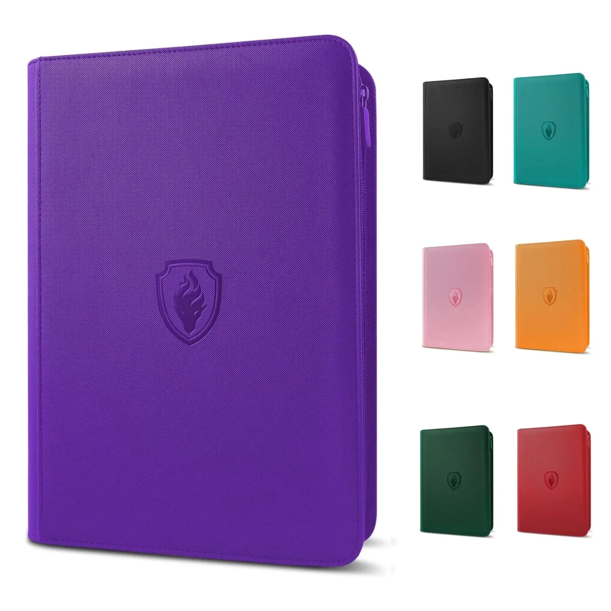 9 Pocket Zipper Card Binder 360 Trading Card Holder Book Premium PU Cover Zip Binder for Cards Durable Side Loading Card — image 1