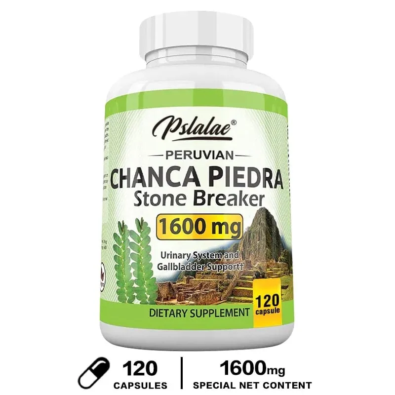Chanca Piedra Capsules 1600mg - Urinary Tract Support Non-GMO Supplement Kidney Stone Crushing — image 9