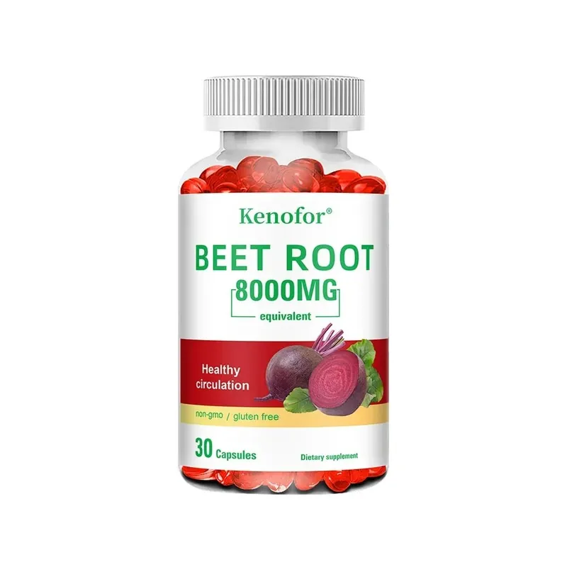 Beetroot Powder Extract Capsules - With Black Pepper for Nitric Oxide Heart & Blood Pressure Health Energy & Endurance Support — image 8