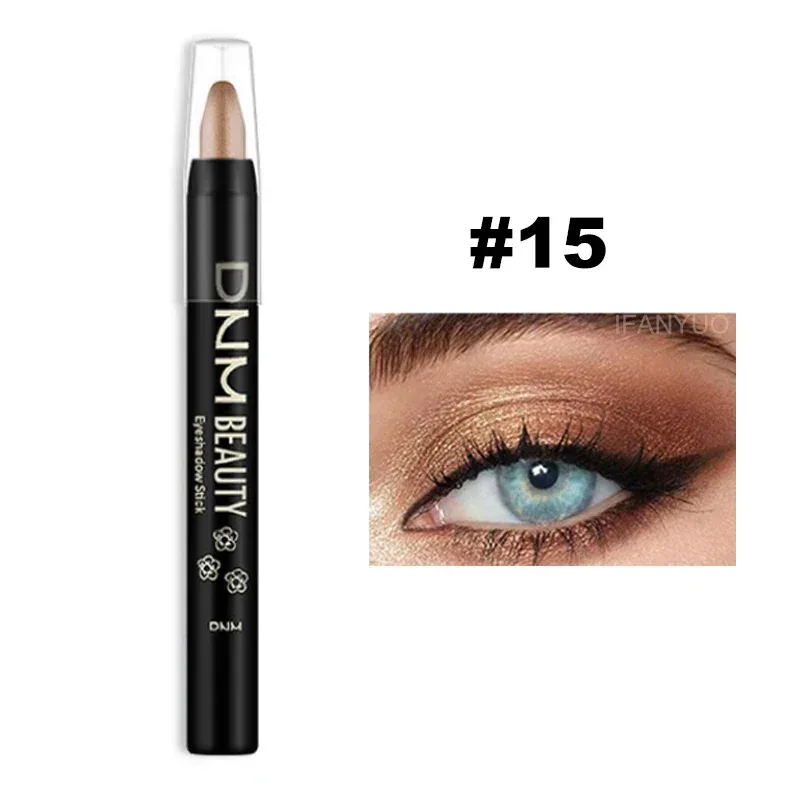 16 Colors Pearlescent Eyeliner Eyeshadow Pencil Color Glitter Waterproof Long-Lasting Shimmer Eye Makeup Non-smudge Eyeliner — image 21