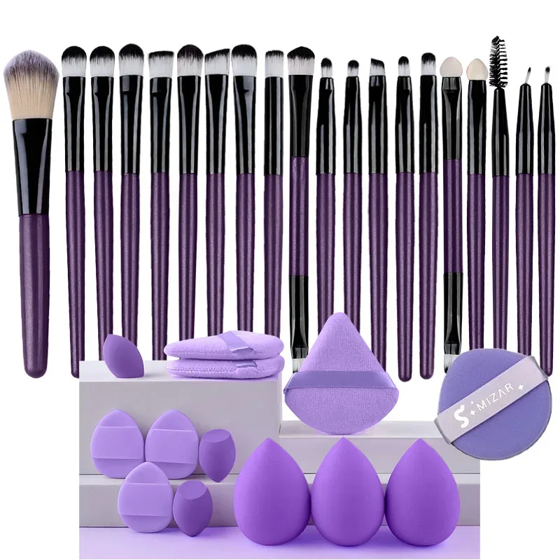 20pcs Eye Makeup Brush Set Portable Soft Makeup Brushes Beauty Tools Foundation Eyeshadow Eyeliner Brush Multi-function Beginner — image 10